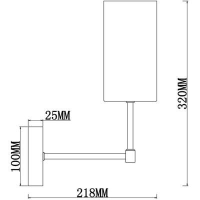 Бра Agnes FR5184WL-01BS